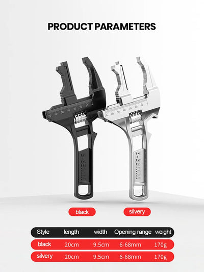 Adjustable Wrench for Tight Spaces
