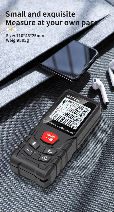 Precision Laser Distance Meter - Accurate and Compact Measuring Tool