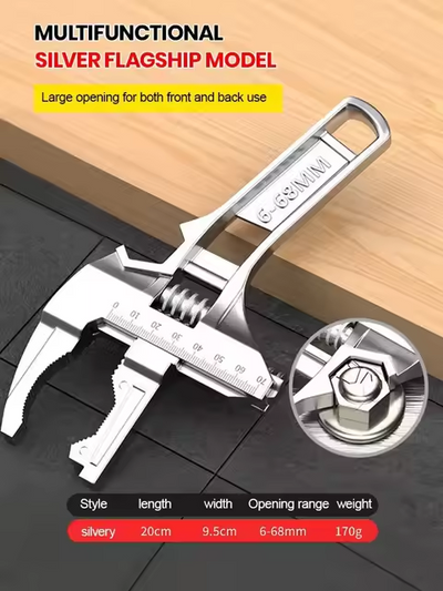 Adjustable Wrench for Tight Spaces